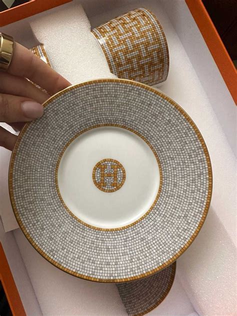 hermes mosaique tea cup.